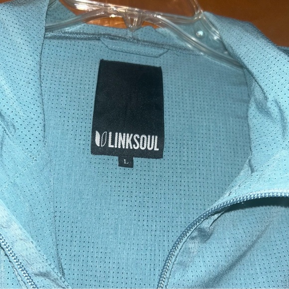 Men Linksoul Boardwalker AC Hooded pullover Windbreaker jacket size Large L - Picture 6 of 8